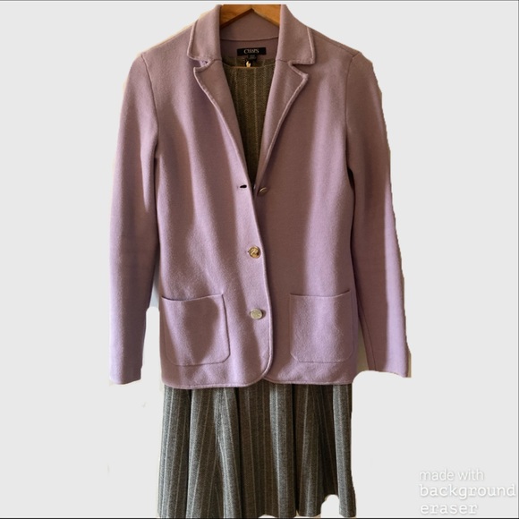 Chaps Knit Blazer - Picture 2 of 7